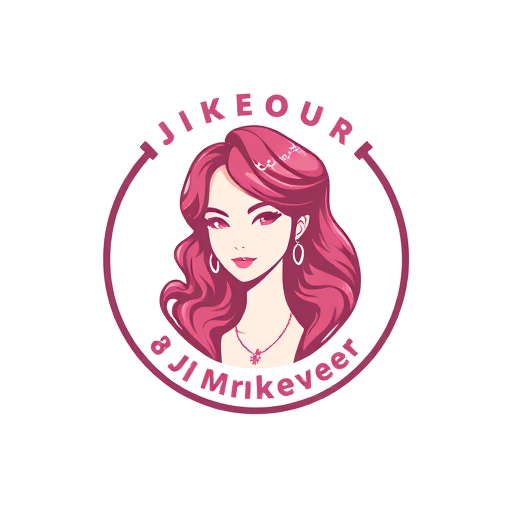 Professional logo design. JJ MAKEOVER round girl s