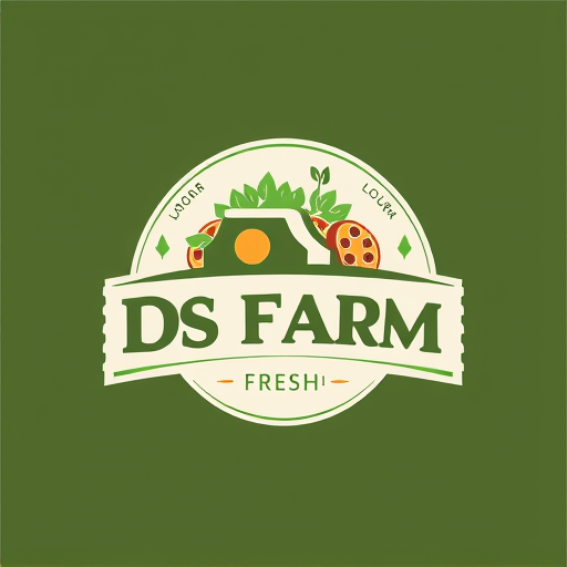 Professional logo design. DS Farm Fresh 