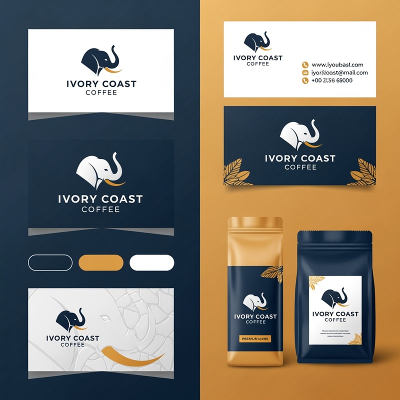 I want to see this elephant logo developed into a more complete branding based on the attached examples" -- and you add the logo in the prompt bar or automatino workflow