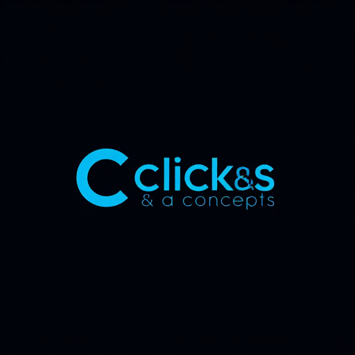 Professional logo design. Act as a highly experienced graphic designer with 25 years of expertise in creating logos for startups. Design a logo for 'Clicks & Concepts,' an event management company specializing in private birthdays, corporate events, and photoshoots. The logo should combine a Wordmark and logo mark highligting the Letters C, &, C to reflect the startup's dynamic identity. Use sky blue as the primary color, and suggest a complementary color combination that works well with it. Focus on a vibrant color palette that appeals to younger audiences. The design should balance playfulness with professionalism to resonate with both corporate and private clients.