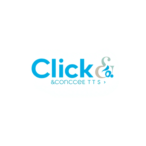 Professional logo design. Act as a highly experienced graphic designer with 25 years of expertise in creating logos for startups. Design a logo for 'Clicks & Concepts,' an event management company specializing in private birthdays, corporate events, and photoshoots. The logo should combine a Wordmark and logo mark to reflect the startup's dynamic identity. Use sky blue as the primary color, and suggest a complementary color combination that works well with it. Focus on a vibrant color palette that appeals to younger audiences. The design should balance playfulness with professionalism to resonate with both corporate and private clients.