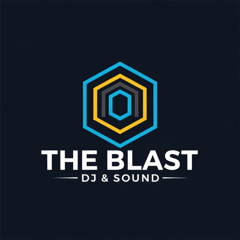 Professional logo design. give me logo for dj company and company name is The Blast DJ & Sound