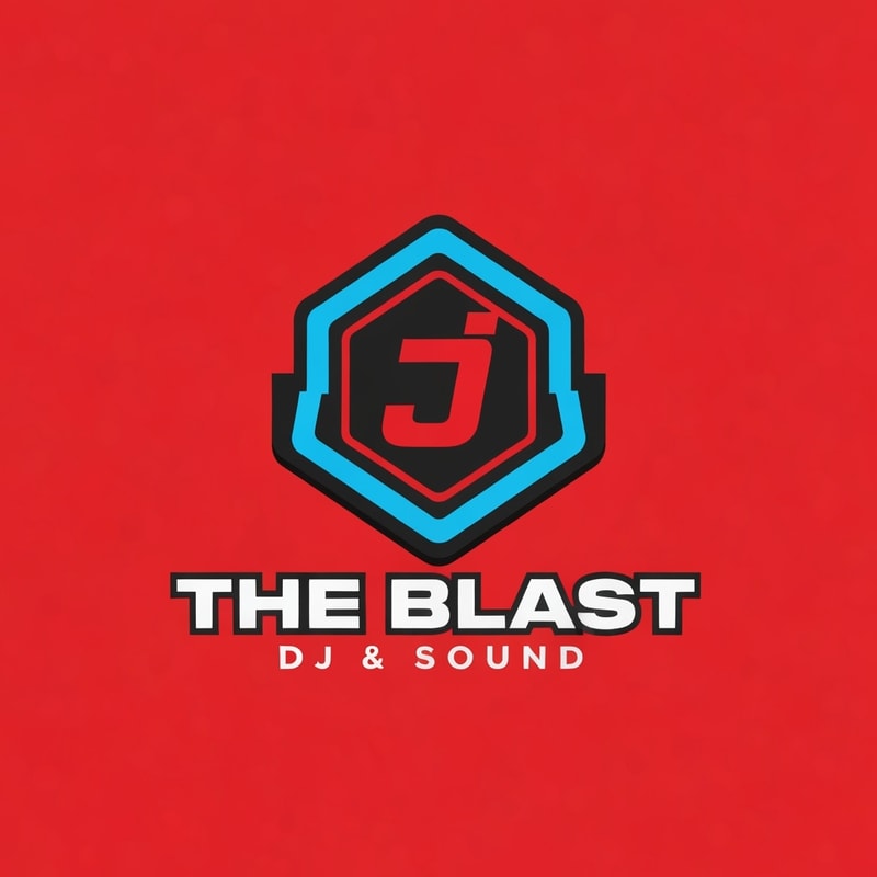 Professional logo design. give me logo for dj company and company name is The Blast DJ & Sound
