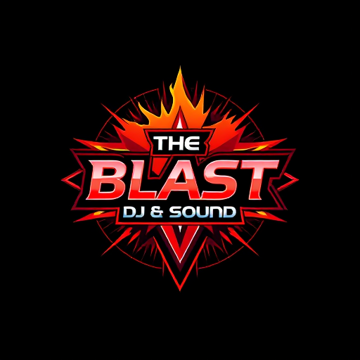 Professional logo design. give me logo for dj company and company name is The Blast DJ & Sound
