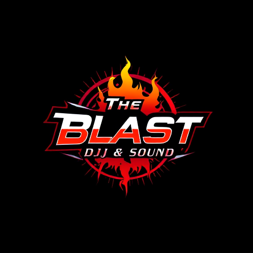 Professional logo design. give me logo for dj company and company name is The Blast DJ & Sound