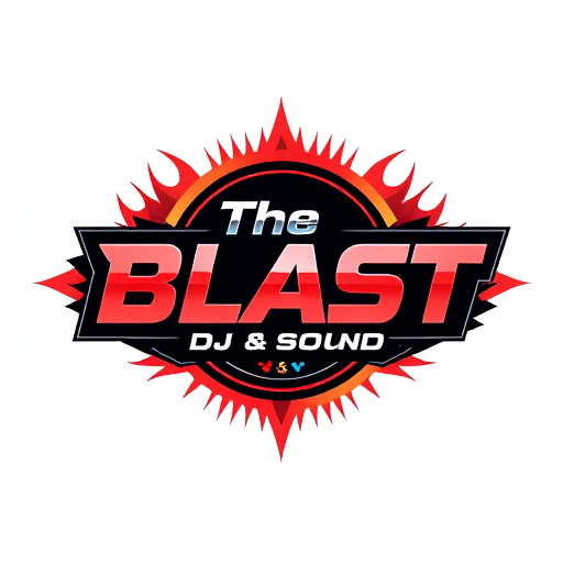 Professional logo design. give me logo for dj company and company name is The Blast DJ & Sound