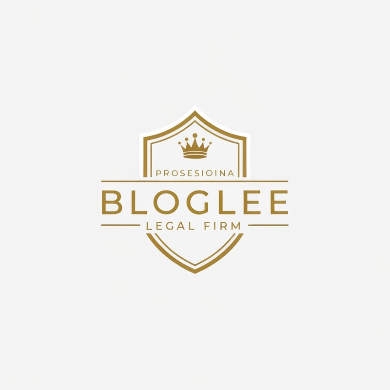 i need a logo for my legal firm blog page which is must a professioinal and royal look with a white and gold mix of color and with out name stamp on the logo. my page name is bloglle