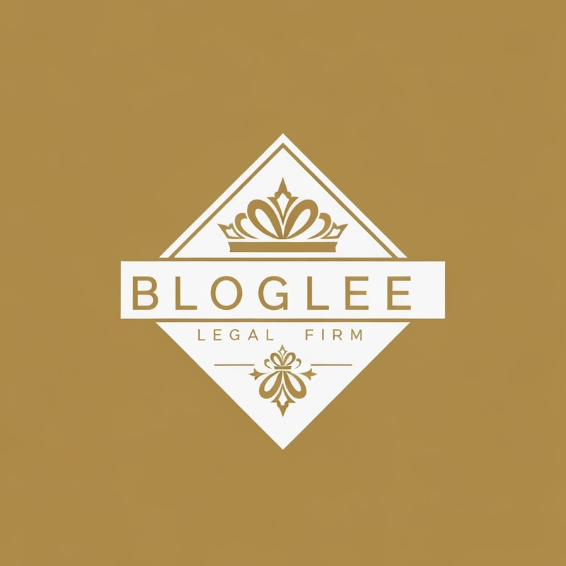 i need a logo for my legal firm blog page which is must a professioinal and royal look with a white and gold mix of color and with out name stamp on the logo. my page name is bloglle