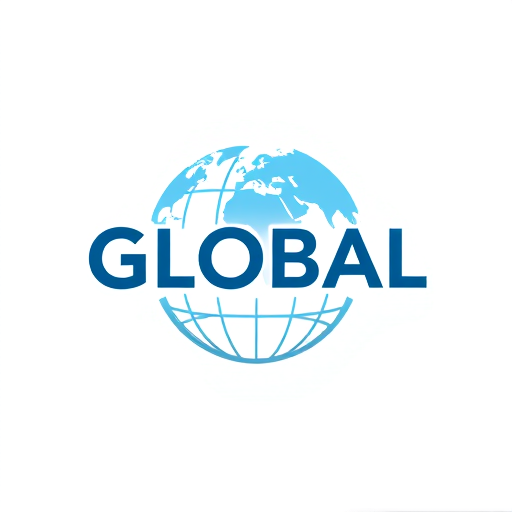 Professional logo design. global