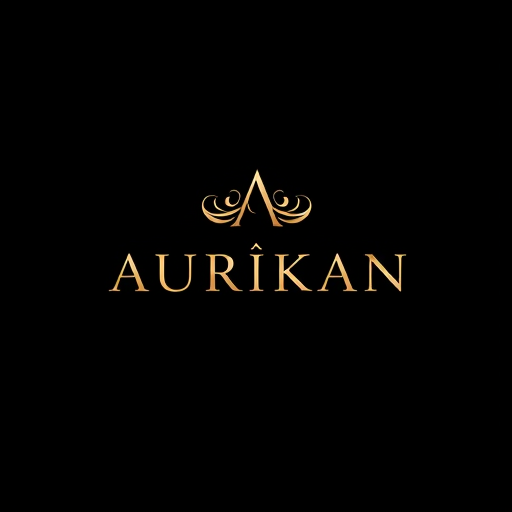 Professional logo design. Design a luxury, premium logo for a high-end perfume brand named “AURÍKAN”. The logo should feel elegant, royal, and sophisticated. Use a minimal yet bold typography style with a modern serif font. Emphasize the accented letter “Í” creatively.Include a subtle symbol that represents duality (light and dark), fragrance essence, or luxury — such as abstract smoke swirls, a crown, a monogram “A”, or a balanced split design.Color palette: black and gold, deep purple and rose pink, or champagne gold on dark background.Style: luxury perfume branding, minimal, clean, high-end fashion aesthetic, glossy finish, symmetrical layout, vector logo, high resolution, suitable for packaging and bottle label.Background: dark marble or gradient background for presentation, but also provide a clean transparent version.Make it look like a global premium fragrance house brand (similar to Dior, Chanel, Tom Ford level elegance).