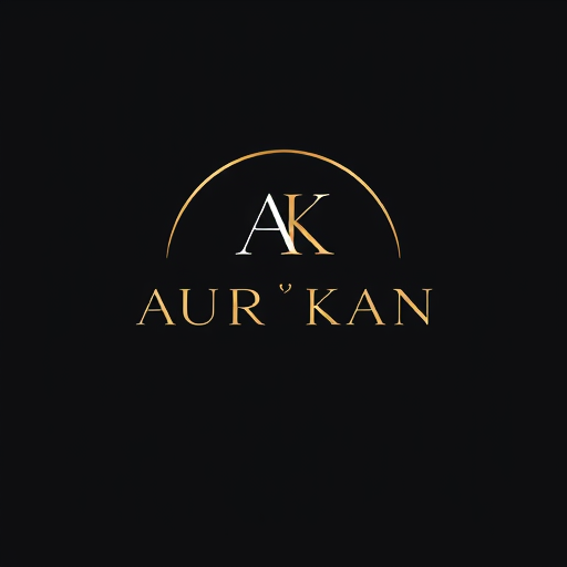 Professional logo design. Create a high-end luxury logo for a premium fragrance brand named “AURÍKAN”.The logo should reflect the sophistication and timeless elegance of global perfume houses like Dior, Chanel, and Tom Ford — minimal, iconic, refined, and powerful.Design a distinctive emblem using a partial circular frame (not a full circle) — such as an open arc, broken ring, or incomplete halo — symbolizing exclusivity and duality. The circle should feel balanced and artistic, not decorative.Inside or integrated with the arc, create a refined monogram combining the letters “A” and “K” in a modern serif or high-fashion typography style. The brand name “AURÍKAN” should appear in elegant uppercase lettering with strong spacing and a luxurious serif font. Emphasize the accented “Í” subtly for uniqueness.Style direction:– Minimal yet bold– Symmetrical and well-balanced– Clean vector logo– Timeless luxury aesthetic– Suitable for perfume bottle engraving and packaging embossingColor palette options:Black and metallic goldDeep charcoal and champagne goldRich purple and rose goldThe logo should look premium, iconic, and globally recognizable.Deliver on a clean background and also show a mockup version on a perfume bottle label.Ultra high resolution, sharp lines, luxury branding presentation.Add subtle luxury detailing inspired by haute couture fashion branding, but keep the design minimal and modern.