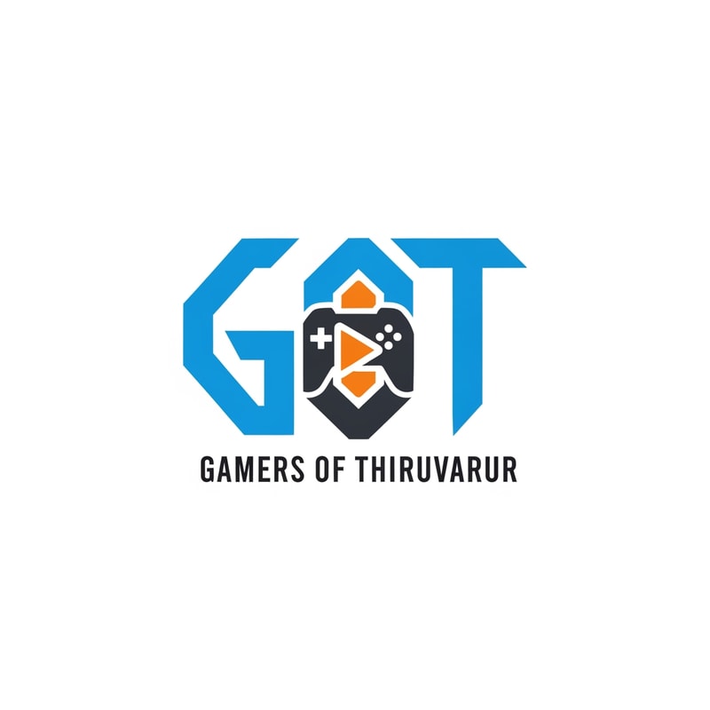 Design a clean and minimal esports logo mark for “GOT – Gamers of Thiruvarur”.
Create a bold abstract symbol using sharp geometric shapes and strong negative space.
Modern gaming logo, flat vector style, no shadows or gradients.
High readability at small sizes, white background.