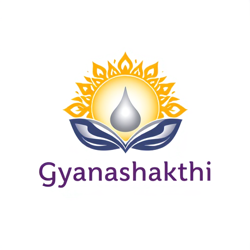 Professional logo design. generate a logo for gyanashakthi a concept of spirituality