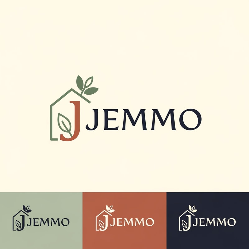 make a logo for a home decor company called jemmo