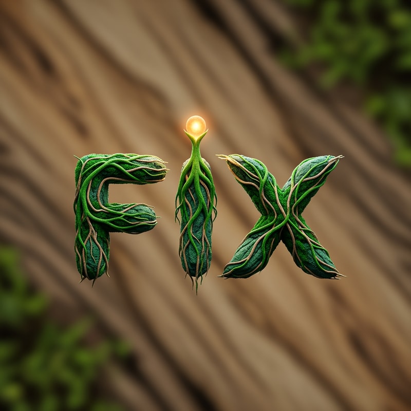 Without DNA, Without molecule i want to show up my Fix logo as a biological brand FIX