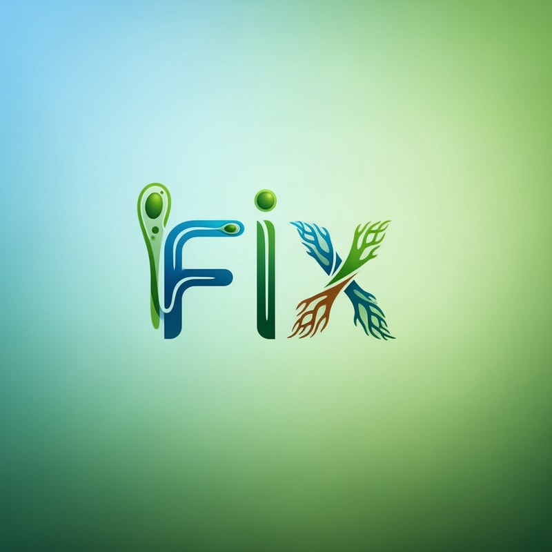 Without DNA, Without molecule i want to show up my Fix logo as a biological brand FIX