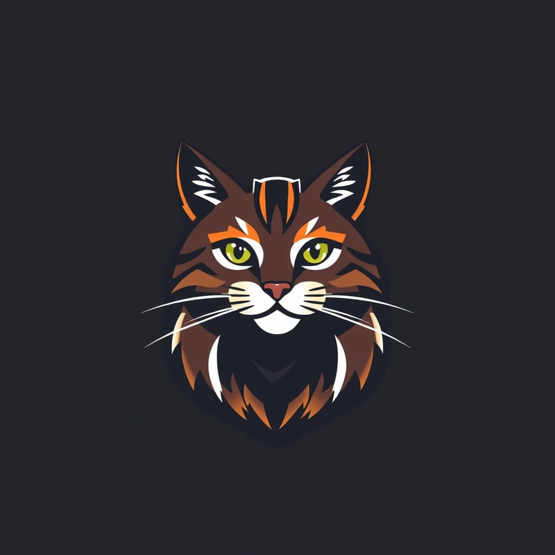 Professional logo design. cat 