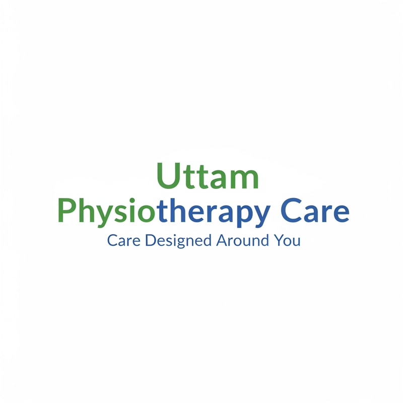 Design a clean, minimal wordmark logo (text-only) for a physiotherapy clinic named “Uttam Physiotherapy Care”.
No icons, no symbols, no illustrations — only typography.
Focus on modern, professional, healthcare-friendly typography with excellent spacing and alignment.
Use green (#31D62E) and blue (#2058D6) in a balanced way, such as highlighting one word or subtle letter emphasis.
Include the tagline “Care Designed Around You” placed neatly below the brand name in smaller, lighter font weight.
Style should be flat, vector-based, minimal, with no gradients, no shadows, no 3D effects.
White or light background.
Overall look should feel trustworthy, premium, calm, and medical.
Suitable for clinic boards, visiting cards, prescriptions, social media, and official branding.