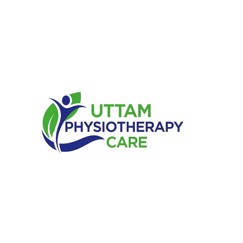 please create Uttam Physiotherapy care logo

color code = 31D62E and 2058D6
