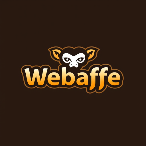 Professional logo design. make a Webaffe typography logo Webaffe Web + Monkey touch