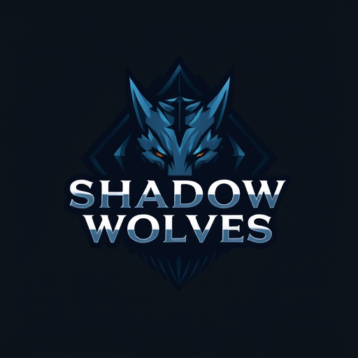 Professional logo design. Shadow Wolves