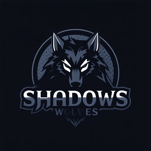 Professional logo design. Shadow Wolves