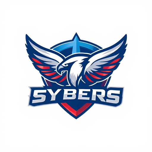 Professional logo design. Cyber Falcons