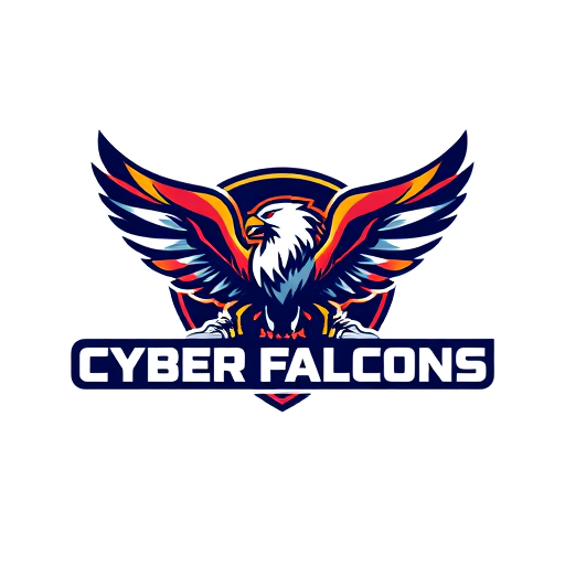 Professional logo design. Cyber Falcons