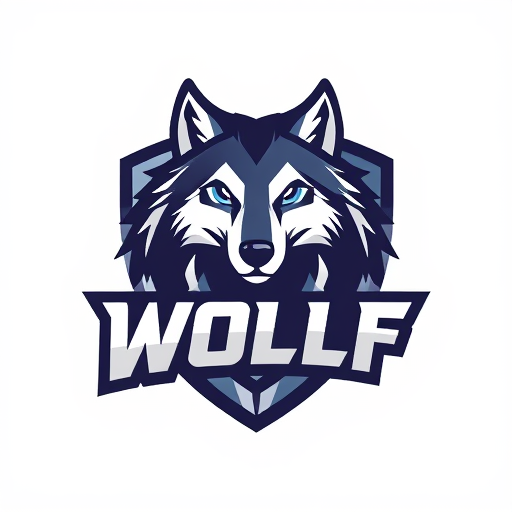 Professional logo design. WOOLF E SPORTS