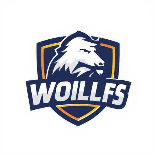 Professional logo design. Woolf tohid e sports 