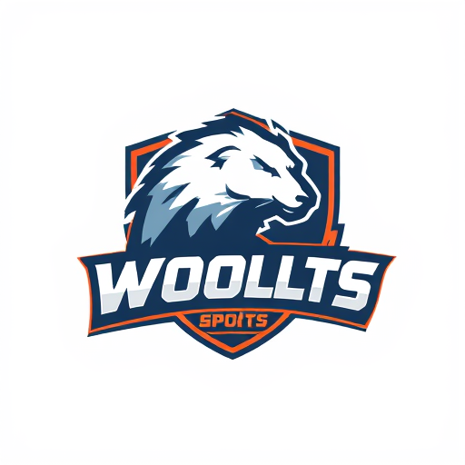 Professional logo design. Woolf tohid e sports 