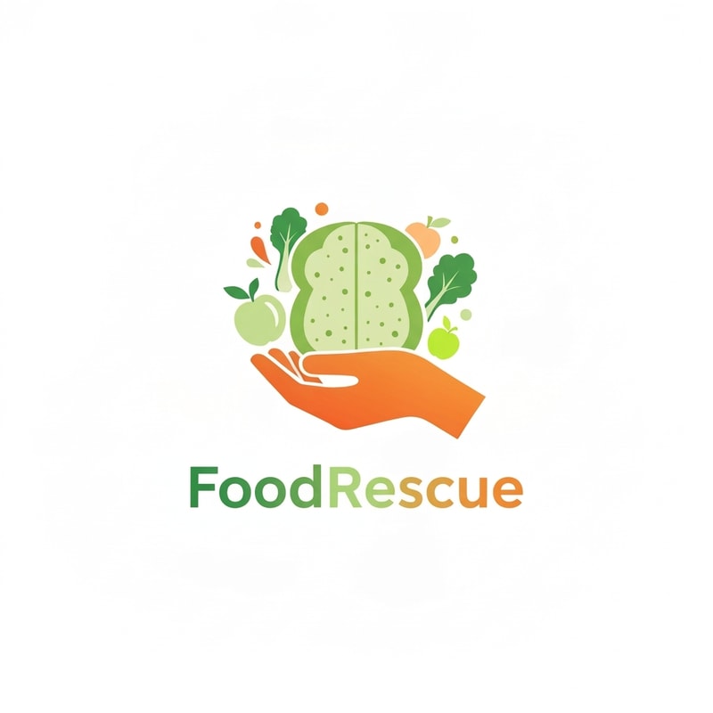 new logo design combination of green , light green, orange