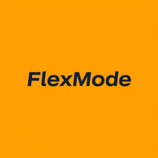 Professional logo design. FlexMode logo for shoes nice ones