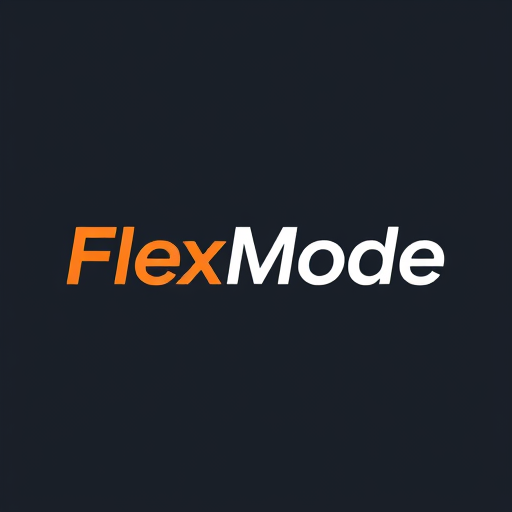 Professional logo design. FlexMode logo for shoes nice ones