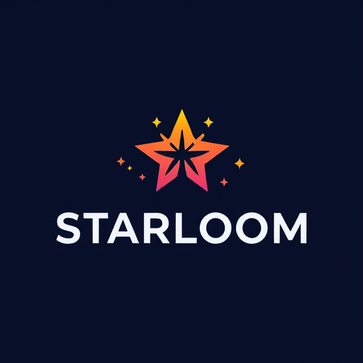 Professional logo design. create starloom text logo