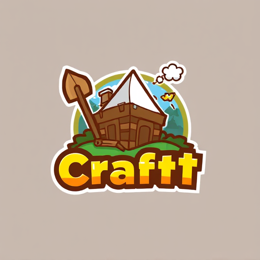 Professional logo design. CartoonCraftAI