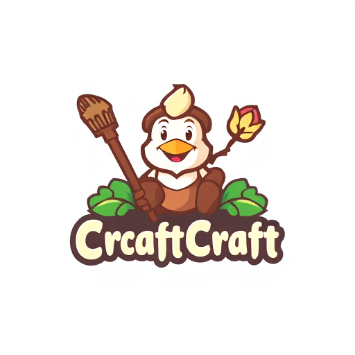 Professional logo design. Cartoon Craft AI