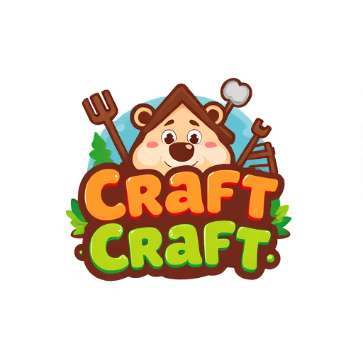 Professional logo design. Cartoon Craft AI