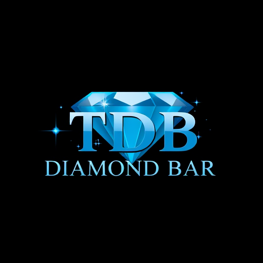 Professional logo design. The Diamond Bar Logo Mix the TDB Word Add diamond in this