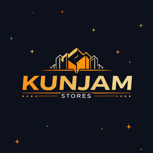 Professional logo design. Kunjam computer and janral store 