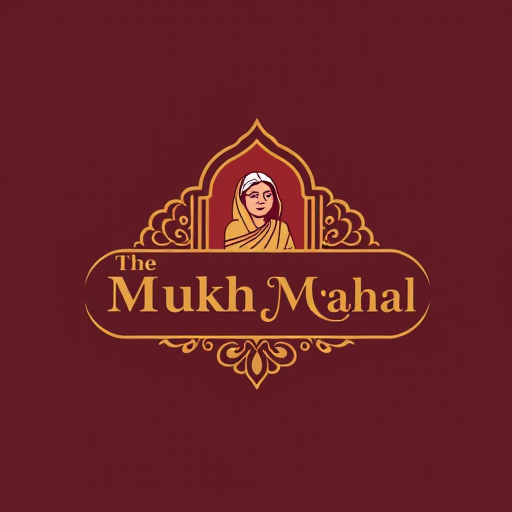 Professional logo design. "Create a premium, ethnic, and story-driven logo for The Mukhwas Mahal, a traditional Indian mukhwas (mouth freshener) brand started by a mother and grandmother. The logo should combine product, cultural, and emotional elements in a clean, rich, and timeless design.Incorporate subtle mukhwas-inspired motifs such as a betel leaf, fennel seeds, cardamom pods, or a spice bowl, to represent freshness and authenticity. Blend this with heritage Indian symbols like a palace dome or arch silhouette, mandala, or paisley-inspired patterns, highlighting the word 'Mahal' and giving a royal ethnic touch. To reflect the family story, you may include a warm illustration of a grandmother or mother figure in a simple saree, drawn in a minimal vector or cartoon style, symbolizing love, homeliness, and trust.Use a regal ethnic color palette such as deep maroon, saffron, emerald green, and gold, or a Royal Pastel Ethnic palette with deep teal, warm beige, muted coral, and antique gold accents for a softer premium feel. Keep the colors rich yet balanced to ensure the logo feels festive but not cluttered.Typography should be elegant and slightly traditional with Indian curves, yet modern and versatile for packaging, jars, and digital branding. Gold emboss or foil accents can be used for a luxury look.The overall logo must feel clean, ethnic, royal, and warm — combining the homely love of family traditions with the grandeur of Indian heritage. It should be versatile enough for packaging, labels, and digital platforms, while instantly evoking trust, celebration, and cultural richness."