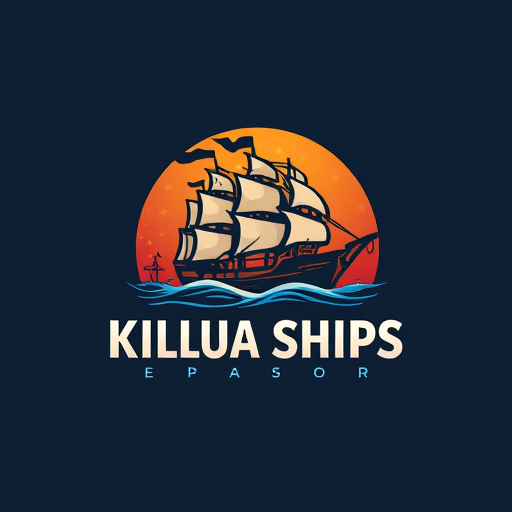 Professional logo design. make me a logo with name Killua Ships 