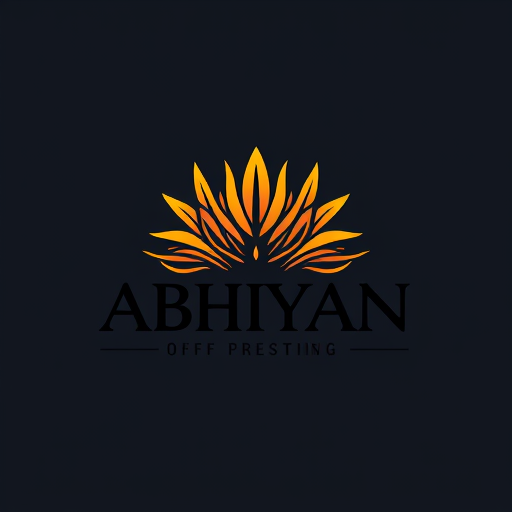 Professional logo design. abhiyan offset press