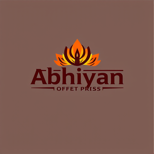 Professional logo design. abhiyan offset press