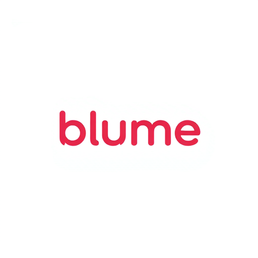 Professional logo design. i am creating a socialmedia app , name is blume , generate logo for this app without text, theme is light red gradient
