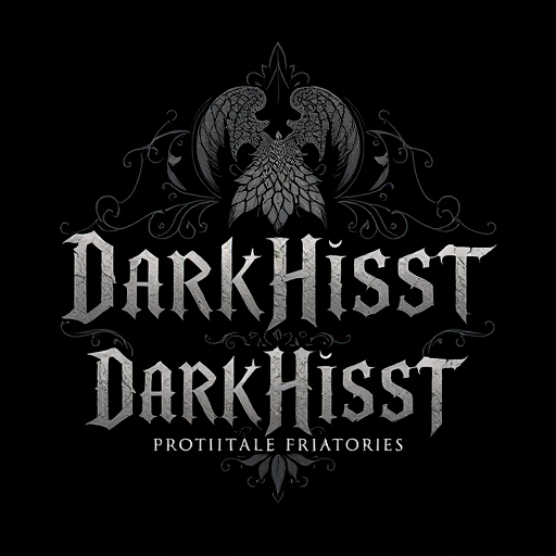 Professional logo design. DarkHisst -Facts | Stories | Forgotten Histories