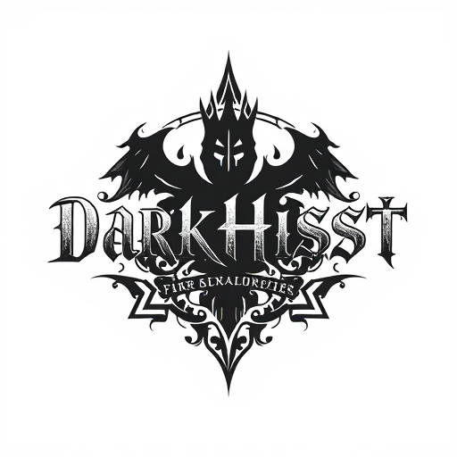 Professional logo design. DarkHisst -Facts | Stories | Forgotten Histories