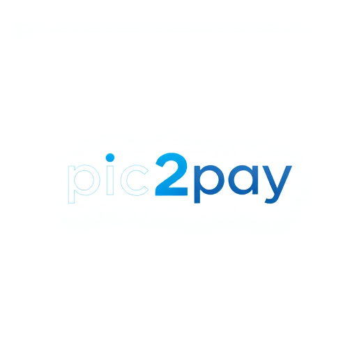 Professional logo design. create a logo for online payment app (payment done by scanning qr) for mobile by including white and blue colors app name is pic2pay.