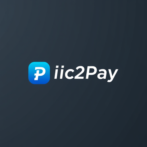 Professional logo design. create a logo for online payment app (payment done by scanning qr) for mobile by including white and blue colors app name is pic2pay.