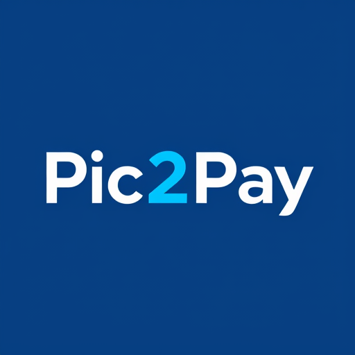 Professional logo design. Let’s get creative and make Pic2Pay stand out with a unique and meaningful logo that represents innovation and simplicity in digital payments. with white and blue.and it is a qr scanning app